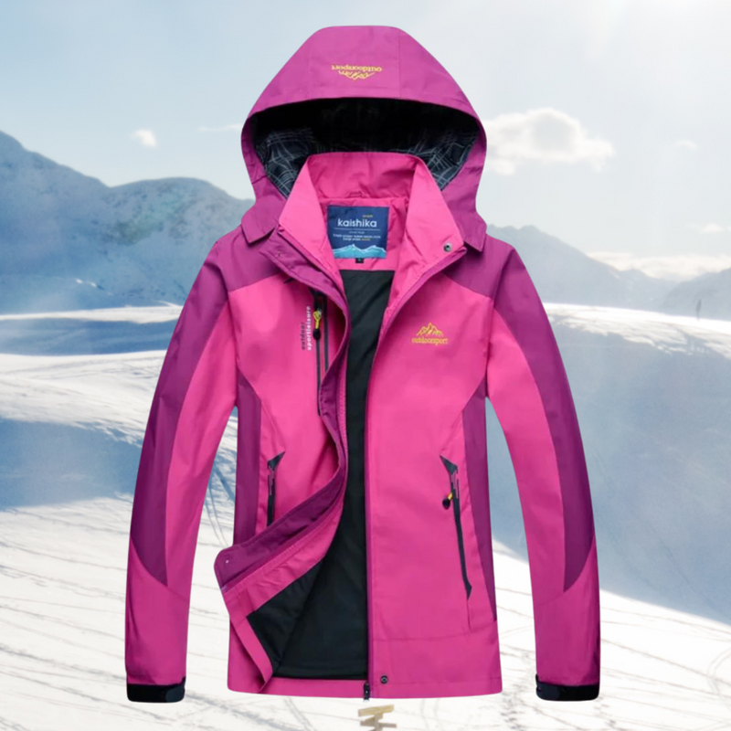 Wind en waterdichte outdoorjas voor dames 7