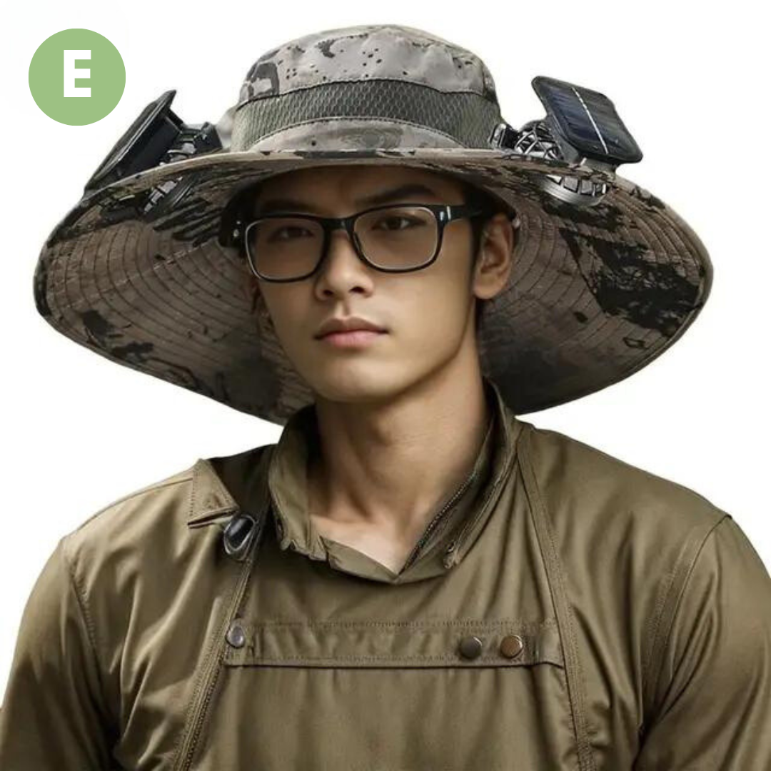 Outdoor Zonnehoed - Ingebouwde Ventilator