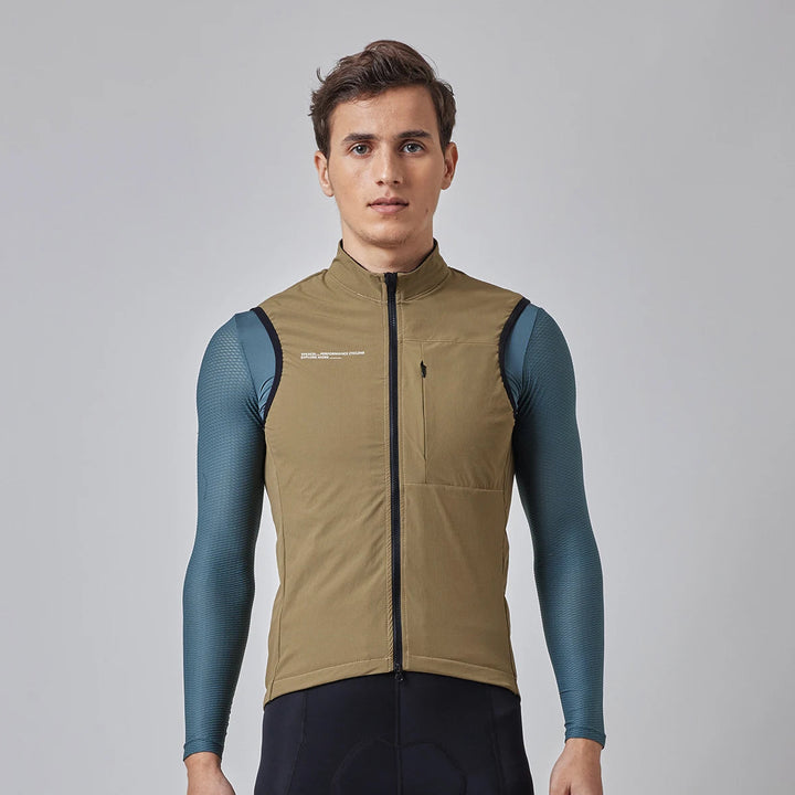 Winter Fietsvest Heren - Winddicht, Thermisch, Waterafstotend met Borstzak 3