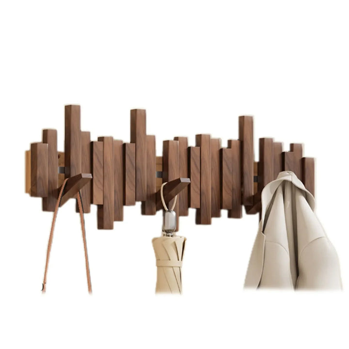WoodFlex - Stijlvolle houten kledingkast met flexibele magnetische haken 0
