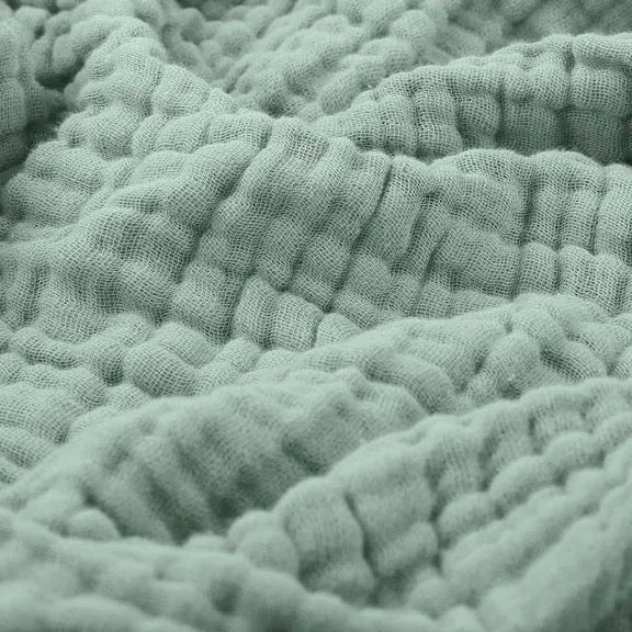 Zachte Mousseline Plaid Licht Katoenen Deken Rond Warm Pluche Woonkamer Slaapkamer | Sansoti 1