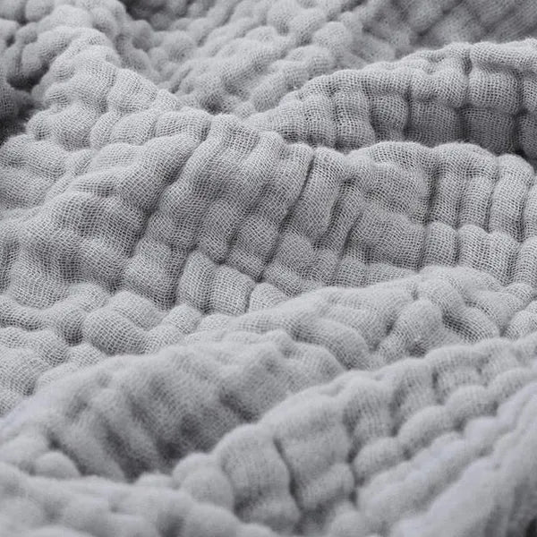 Zachte Mousseline Plaid Licht Katoenen Deken Rond Warm Pluche Woonkamer Slaapkamer | Sansoti 4
