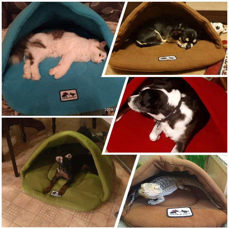 Zachte fleece hondenbedden voor kleine honden en katten - 6 kleuren 5