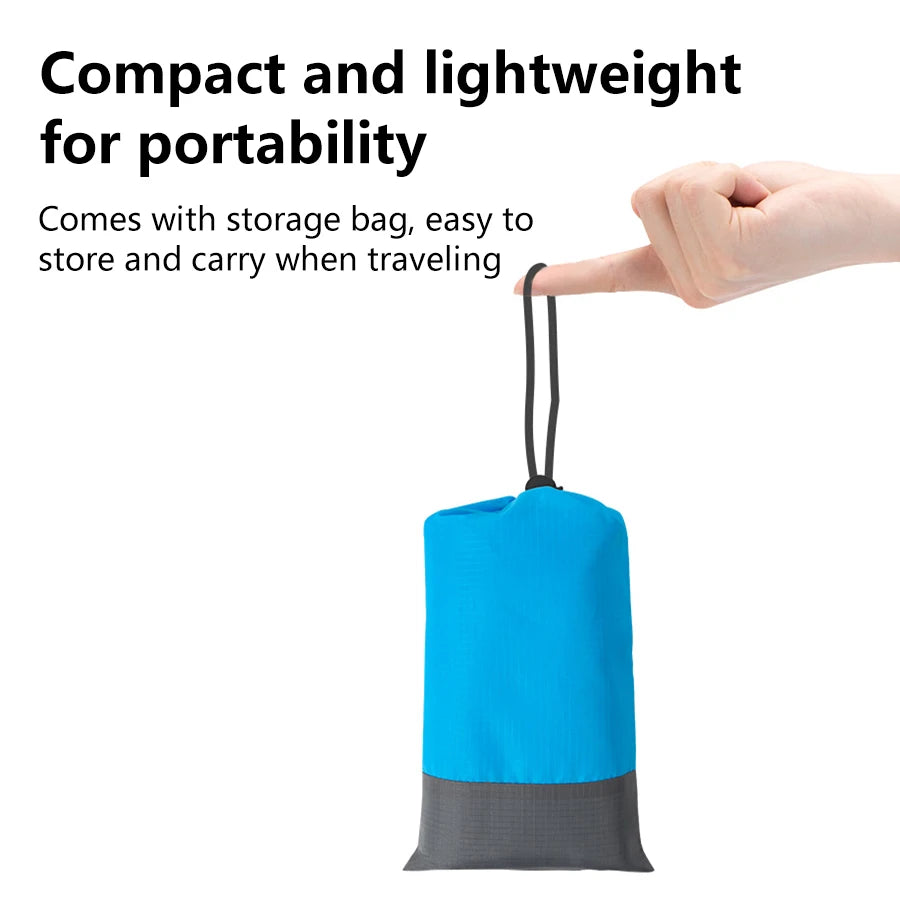 Zanddichte Stranddeken 200x210 cm - Waterdicht, Lichtgewicht en Ideaal voor Buiten 4