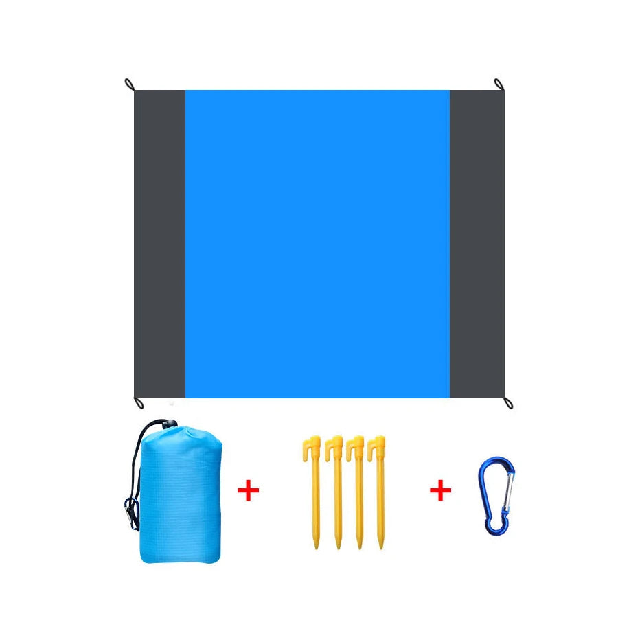 Zanddichte Stranddeken 200x210 cm - Waterdicht, Lichtgewicht en Ideaal voor Buiten 6