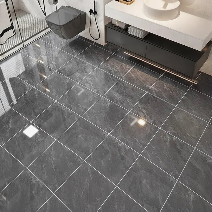 Zelfklevende PVC-vloertegels, set van 10 – 30 × 30 cm, marmerlook, voor keuken en badkamer 4