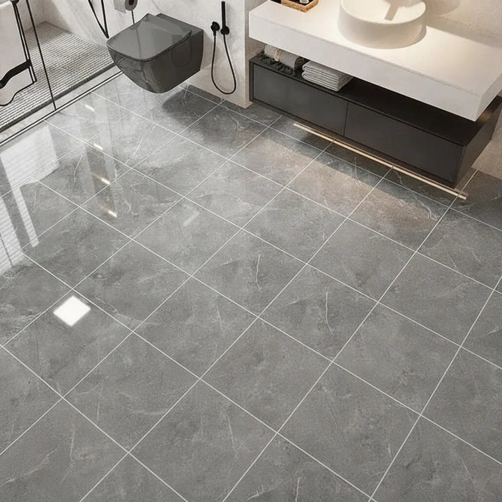 Zelfklevende PVC-vloertegels, set van 10 – 30 × 30 cm, marmerlook, voor keuken en badkamer 5