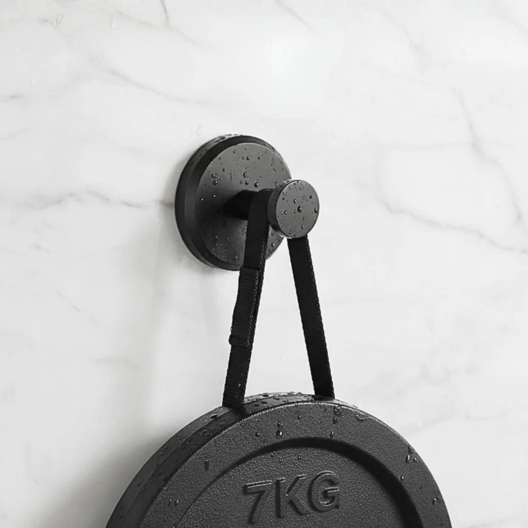Zelfklevende Zuignap Haakjes Set van 4 voor Badkamer en Keuken | Handdoekhaak RVS Waterdicht voor Gladde Oppervlakken | Sansoti 4