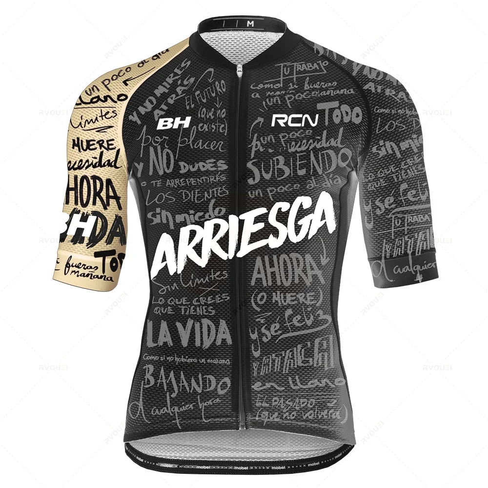 Zomer Fietskleding Set voor Heren met Ademend Shirt en Bib Shorts 20