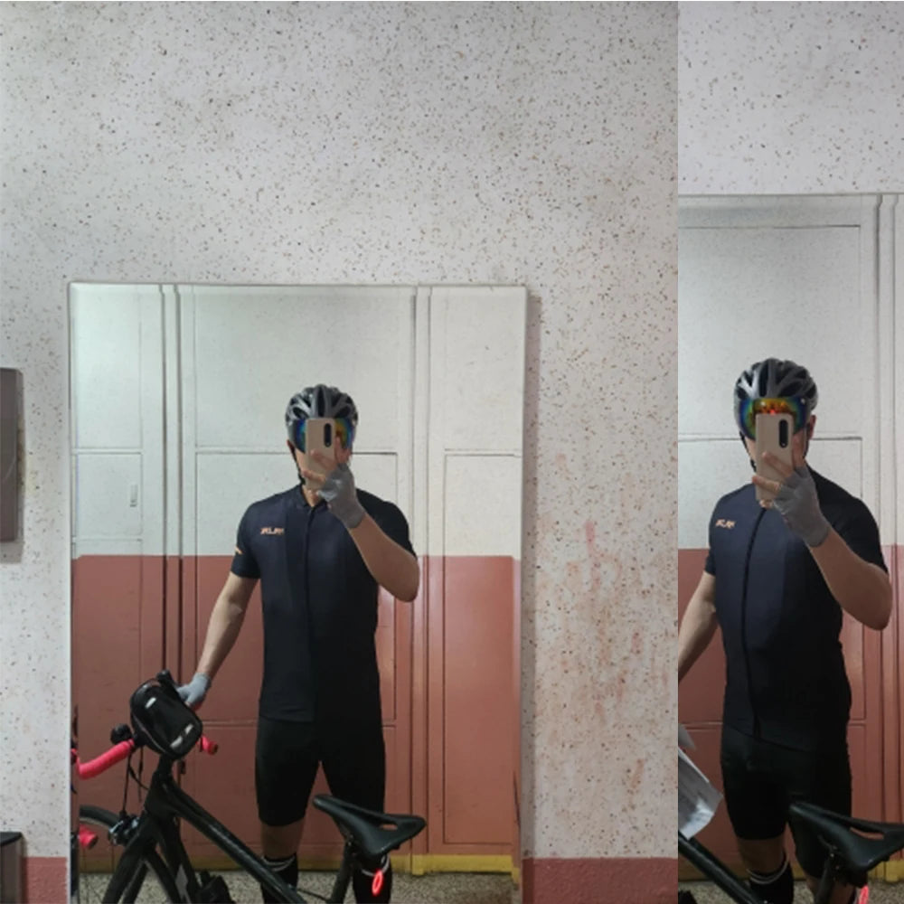 Zomer Korte Mouw Wielertrui Set voor Mannen, Ademend en Comfortabel, 19D Gelpad 3