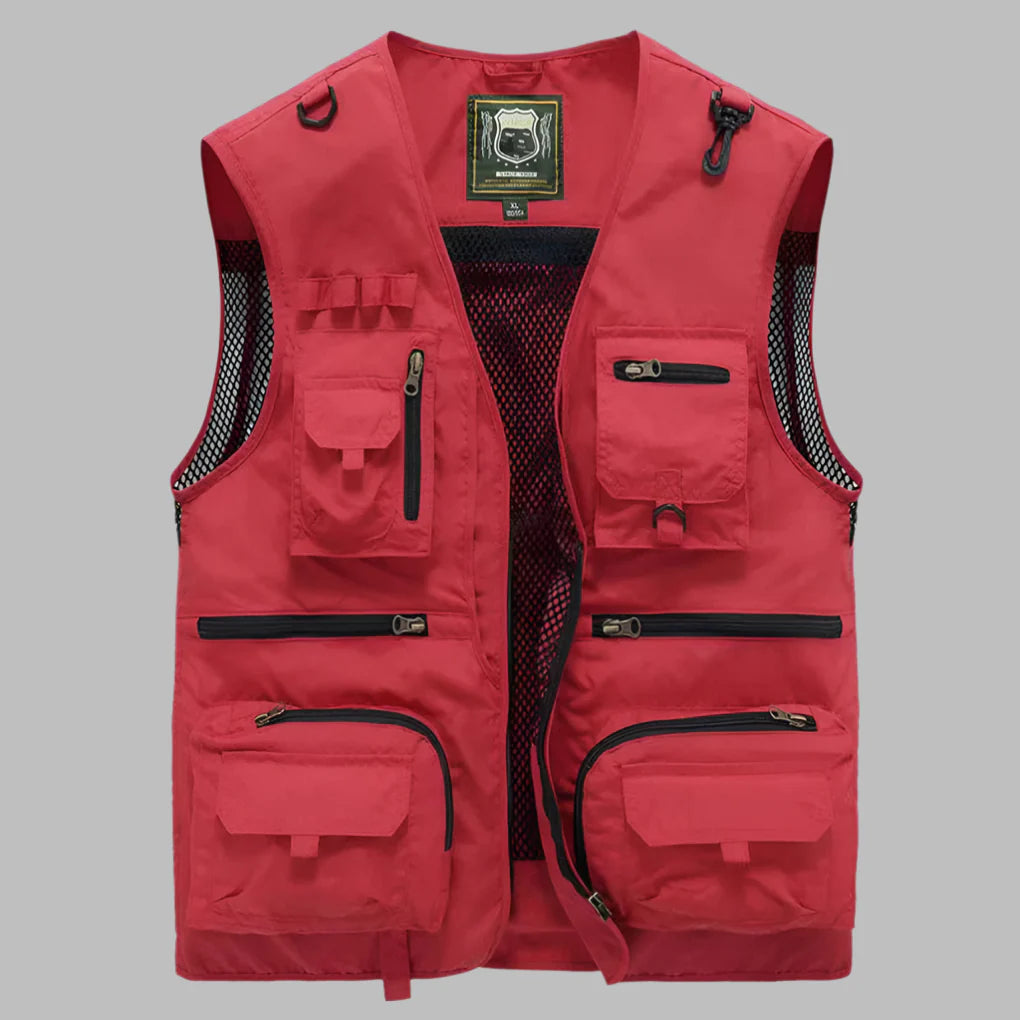 Zomervest met meerdere zakken 0