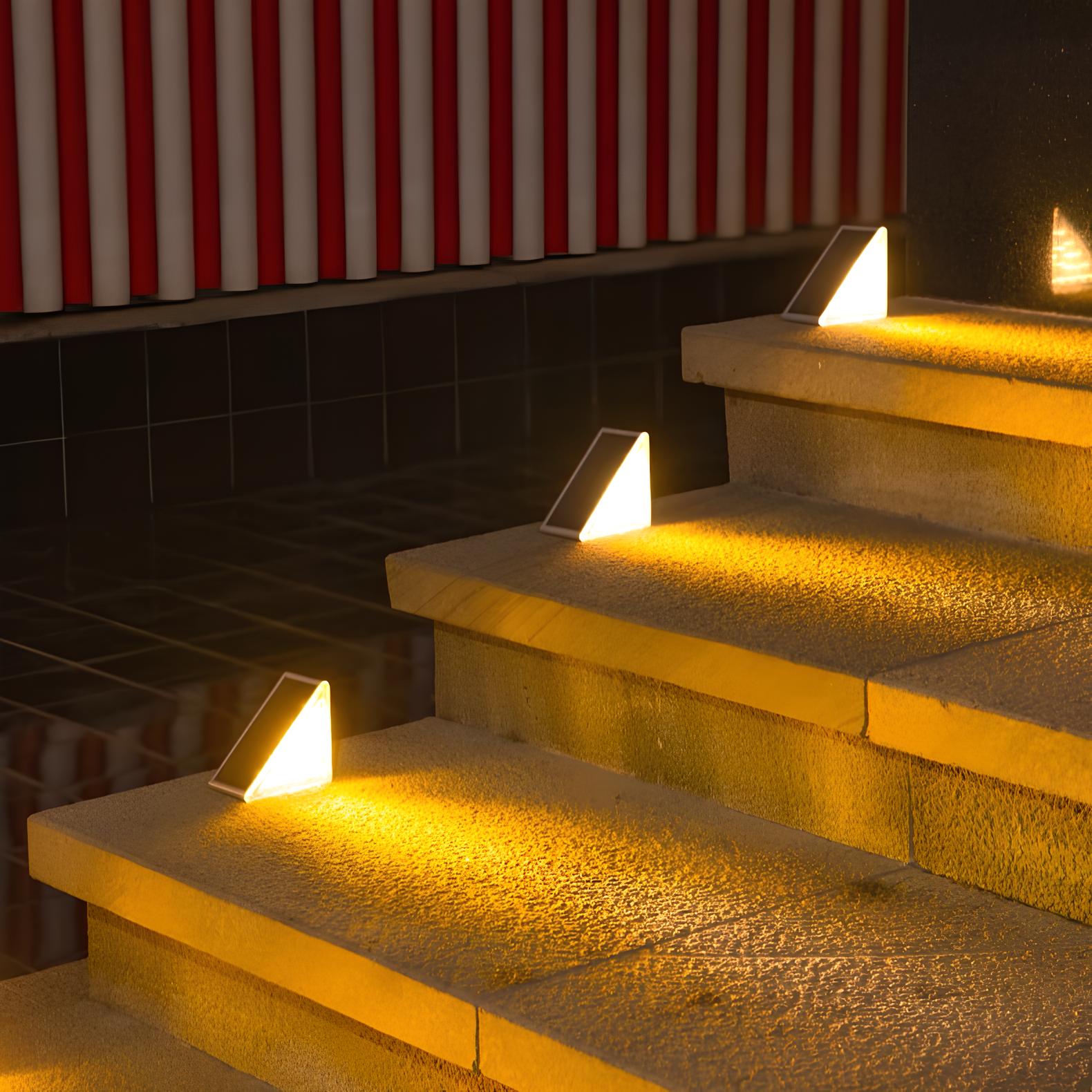Solura – Lámpara de escalera con energía solar, sensor y luz LED impermeable