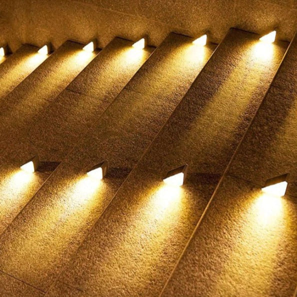 Solura – Lámpara de escalera con energía solar, sensor y luz LED impermeable