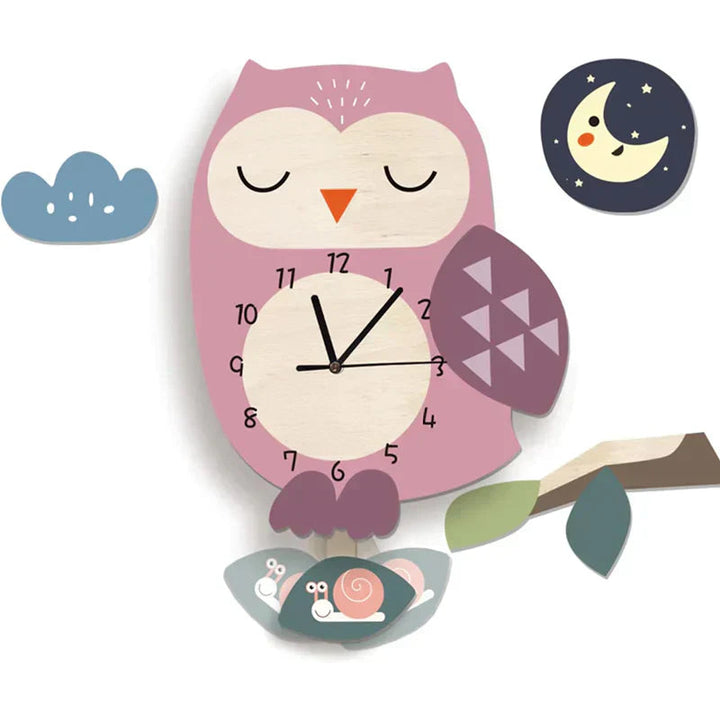 ZooTick | Kleurrijke Diermotieven, Stil Zonder Tikkend Geluid, Educatieve Decoratieve Klok voor Kinderkamers 1