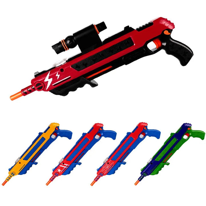 PestBlaster Zoutpistola com Laser – Manual &amp; Seguro Alcance de 5m