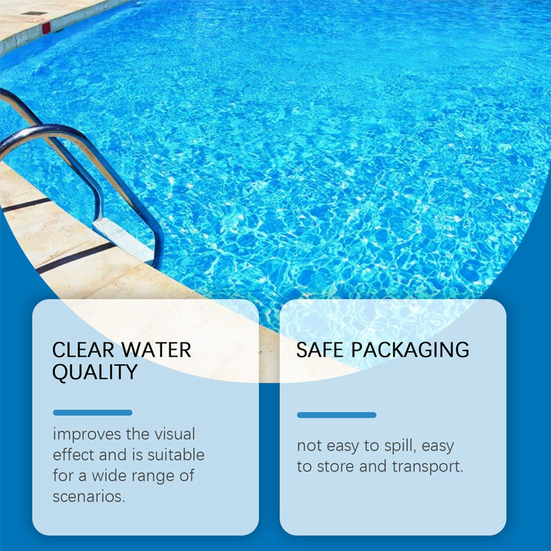 Zwembad Onderhoudsvloeistof 100 ml Chloorvrij voor Kristalhelder Water en Algenbestrijding | Geschikt voor Opblaasbaar Zwembad Jacuzzi Hottub Bubbelbad | Sansoti 2