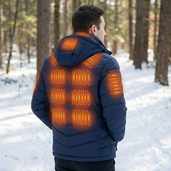 Frostiq Verwarmde Winterjas – Unisex, Oplaadbaar &amp; Optimale Warmteverdeling voor de Winter