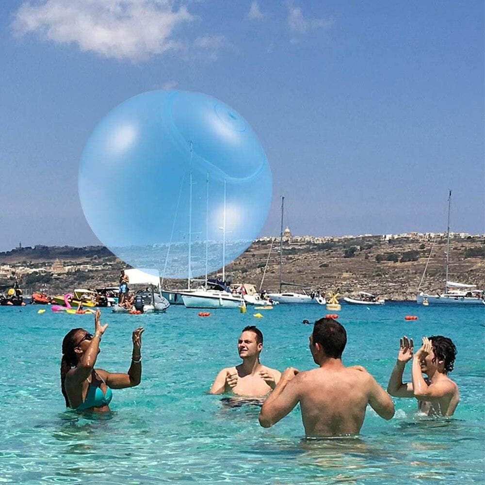 FlexiBall Ballon de jeu gonflable – Résistant à l'usure et doux pour intérieur et extérieur
