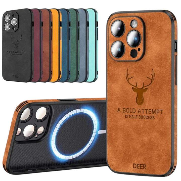 Luxvera – iPhone-hoes echt leer slank &amp; schokbestendig – stijlvol design (Copy) VestraGear