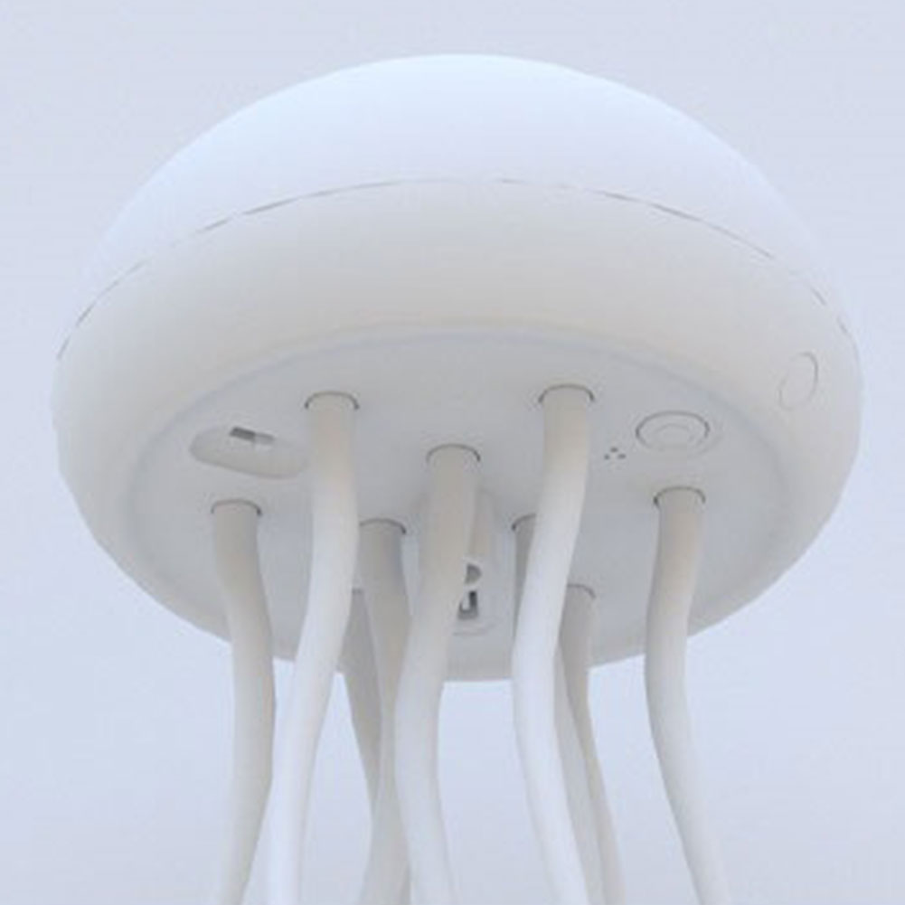Candeeiro de Mesa LED com Design de Medusas – Luz Decorativa com Mudança de Cor
