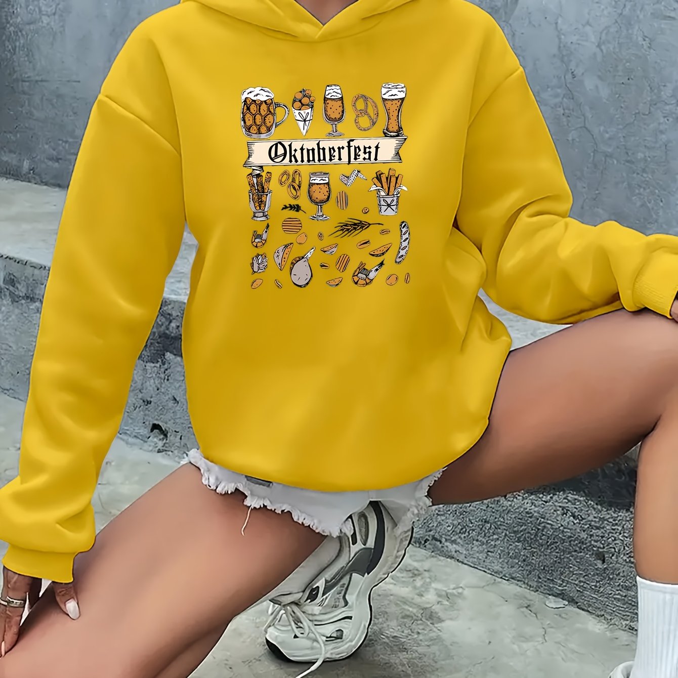 AlpenJoy – Dames Hoodie Anna – Oktoberfest Warm voor Herfst & Winter