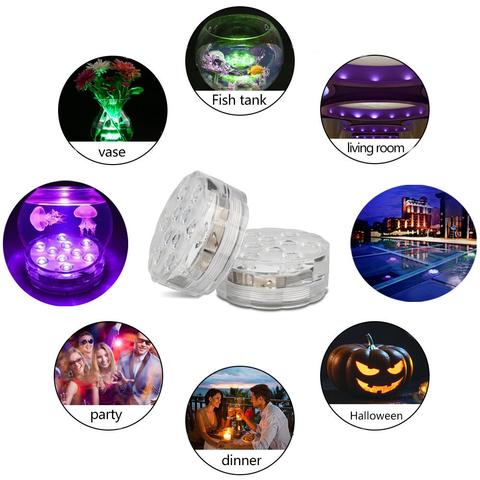 AquaGlow Waterdichte LED Verlichting – Oplaadbaar, Kleurrijk &amp; Geschikt voor Vijver of Zwembad (Copy) VestraGear