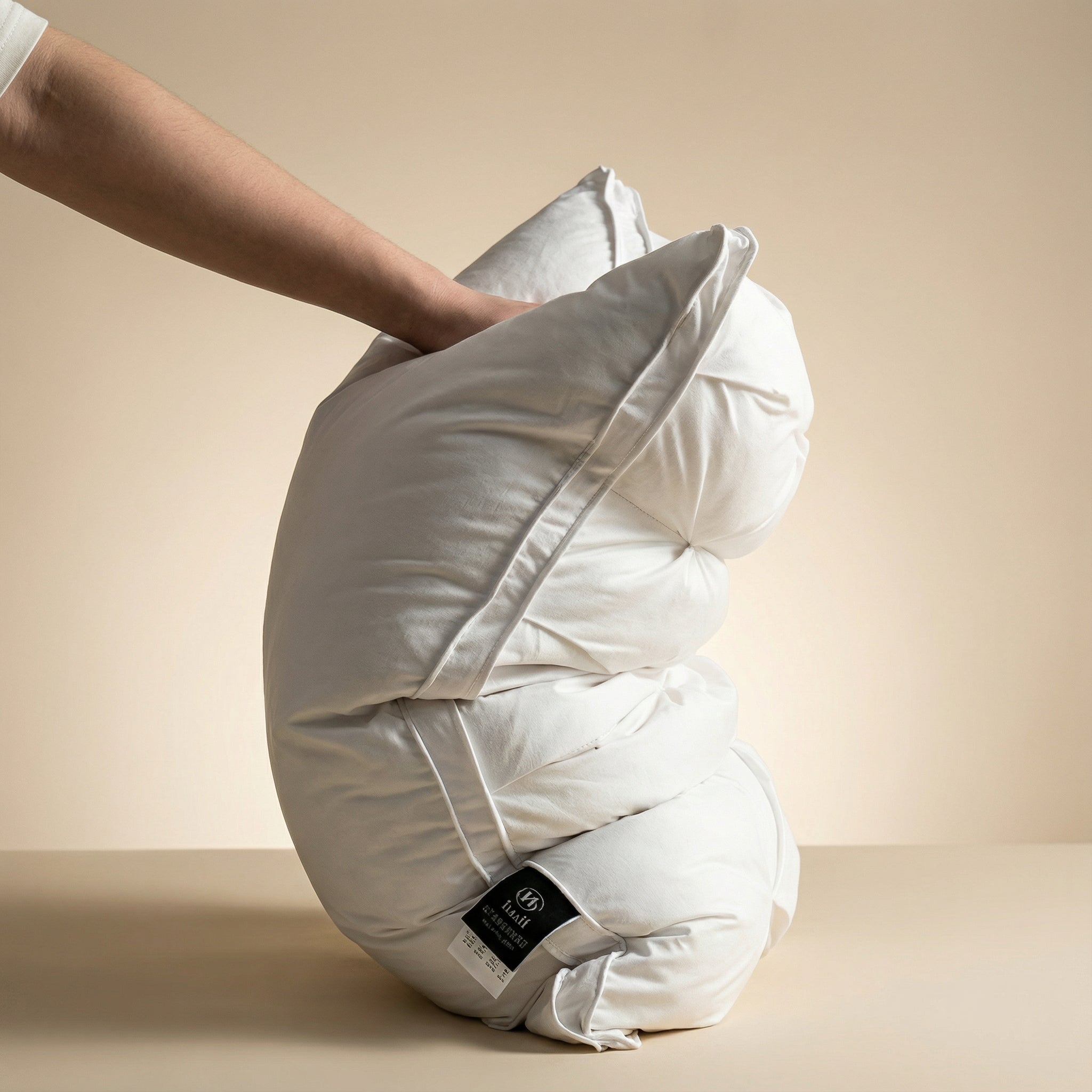 Dormelle – Almofada de pluma de ganso 100% – luxo e confort respirable para durmir