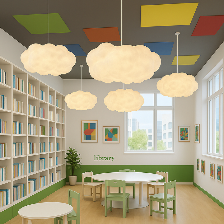 Nuvia Suspension – Design organique en forme de nuage avec éclairage LED doux et hauteur réglable
