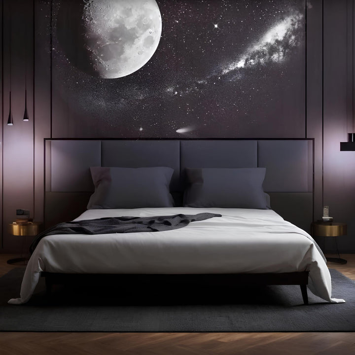 Lámpara proyector AstroGlow – Proyector de cielo estrellado con 19 patrones y luz LED relajante