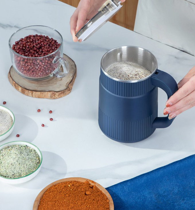 Molvita Molinillo de grano – Molinillo eléctrico para harina fresca, semillas y granos de café