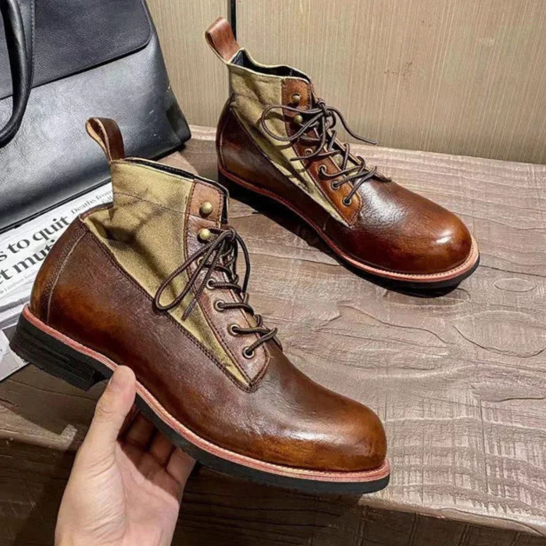 AlpenHeritage – Sabatilles Haferl Bernard – Botins retro fets a mà