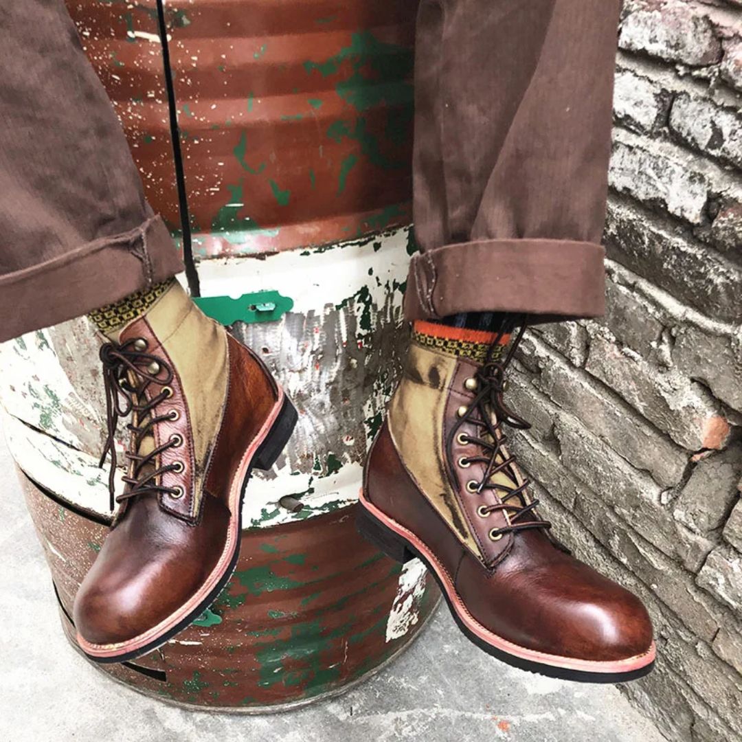 AlpenHeritage – Sabatilles Haferl Bernard – Botins retro fets a mà