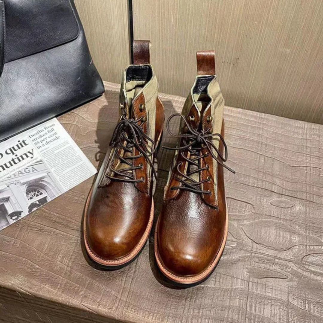 AlpenHeritage – Sabatilles Haferl Bernard – Botins retro fets a mà