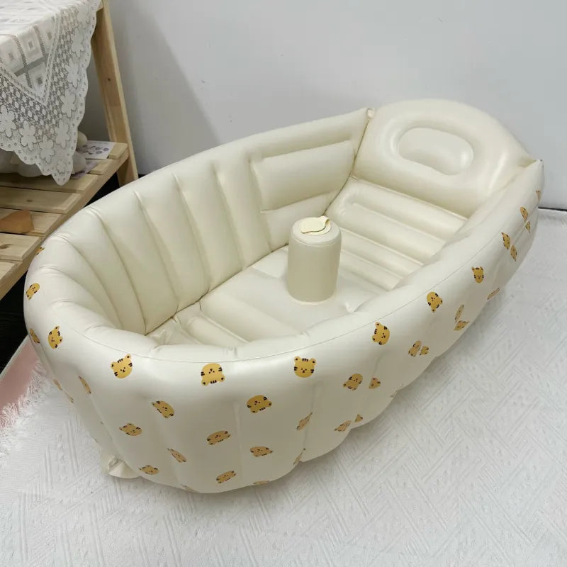 BubbleNest Opblaasbaar Babybadje – Lichtgewicht BPA-vrij bad voor reizen &amp; klein wonen