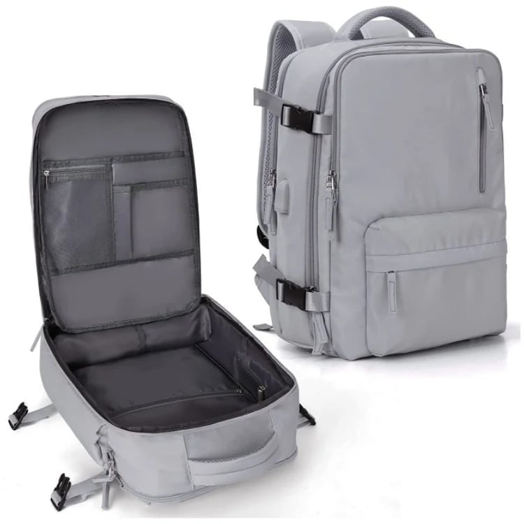 Rugzak – Grote waterdichte reistas 35L met USB &amp; schoenenvak – Reizen