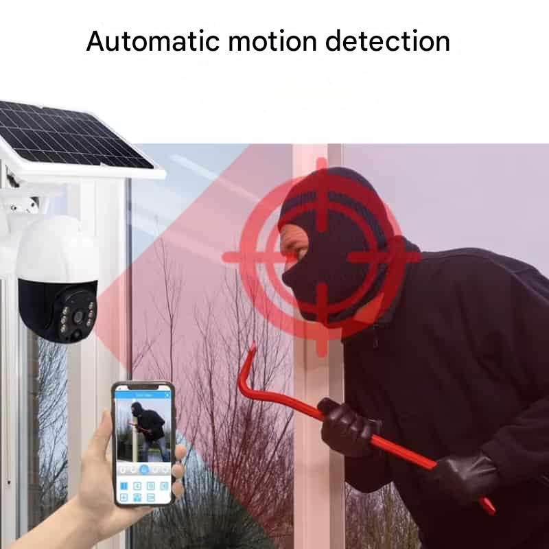 SolarisCam – telecamera di sicurezza 4K wireless & 360° con pannello solare
