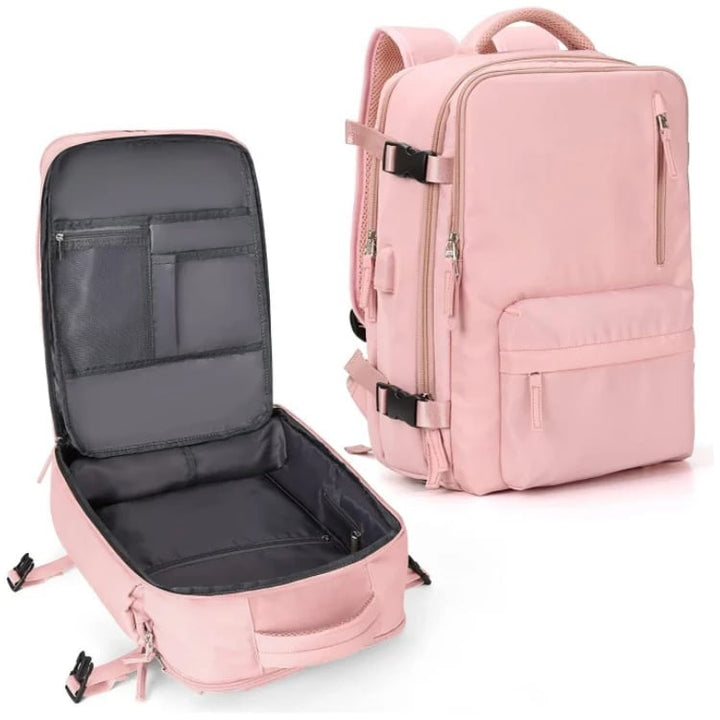 Rugzak – Grote waterdichte reistas 35L met USB &amp; schoenenvak – Reizen