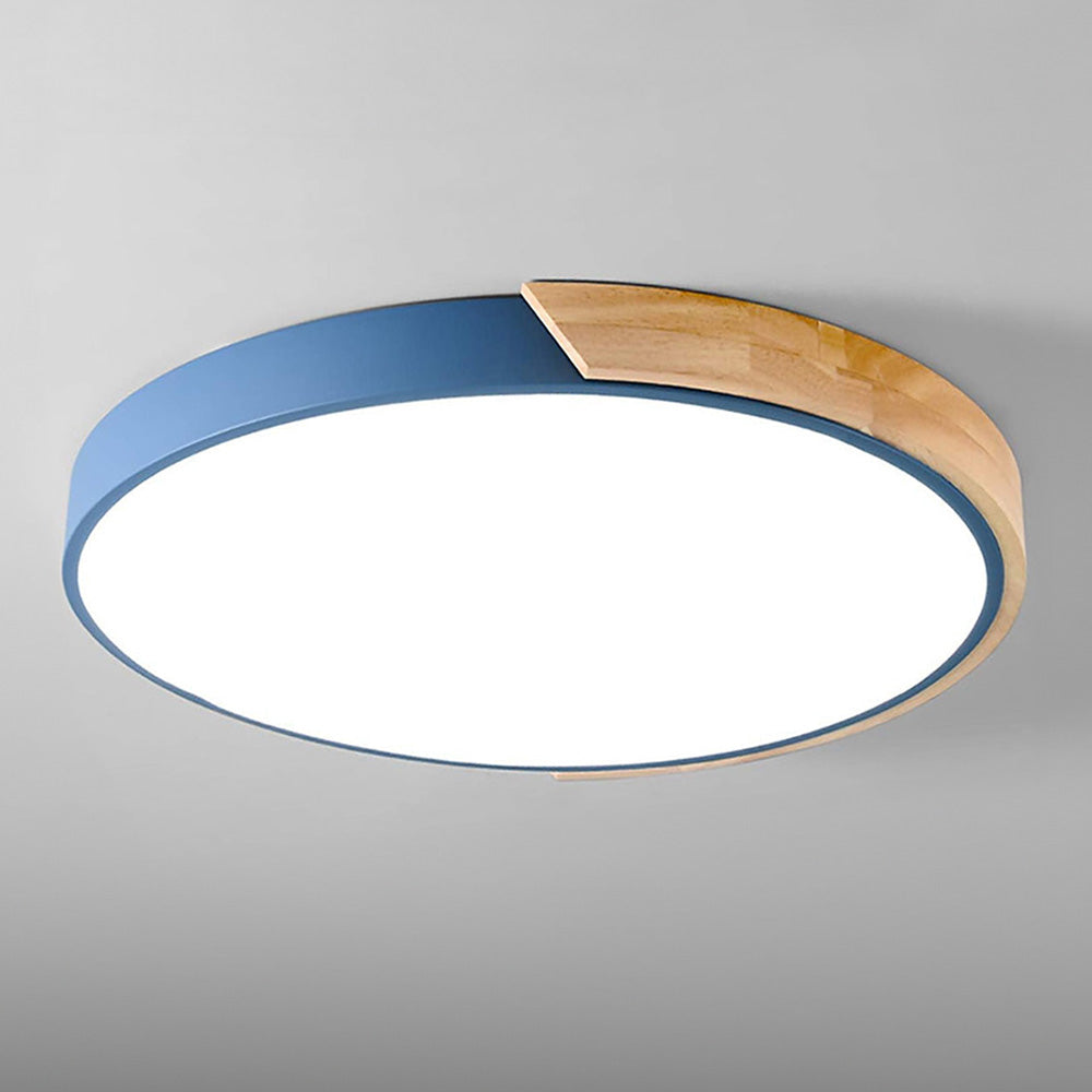 Coloria Plafondlamp – Llum LED Rodona amb Acabat Colorit i Disseny Modern