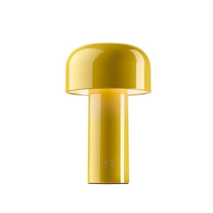 Lunavo HaloGleam Lámpara de Mesa – Inalámbrica, Recargable y Moderna Luz LED en Forma de Hongo