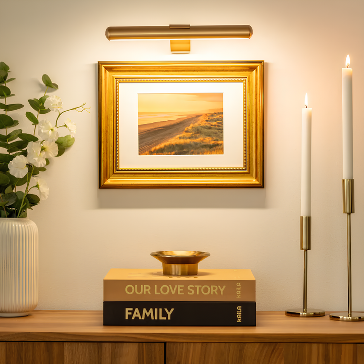 Ardenza – Candeeiro de parede LED sem fios dimmerizável 360° – arte &amp; decoração