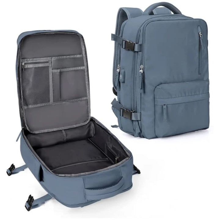 Rugzak – Grote waterdichte reistas 35L met USB &amp; schoenenvak – Reizen