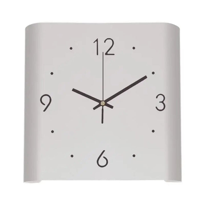 Lumora – Reloj de pared cuadrado con luz y mecanismo silencioso – diseño moderno