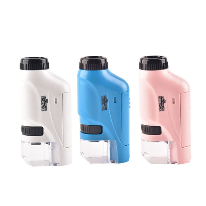 Microscopio Optivon Kidscope – Illuminazione LED, Design Portatile e Durevole per Giovani Esploratori