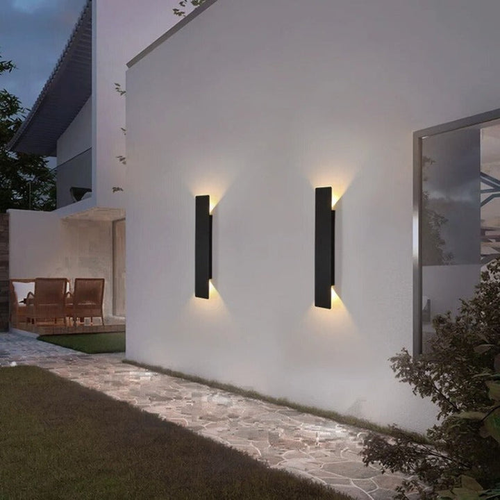 Auralight LED Wandlamp – Waterdicht Aluminium voor Buiten &amp; Badkamer
