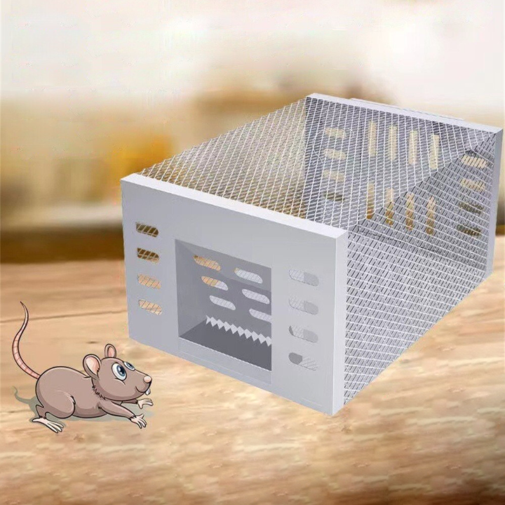 Vermex Armadilha Humana para Ratos – Galvanizada &amp; Reutilizável para Interior &amp; Exterior