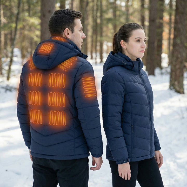 Frostiq Verwarmde Winterjas – Unisex, Oplaadbaar &amp; Optimale Warmteverdeling voor de Winter