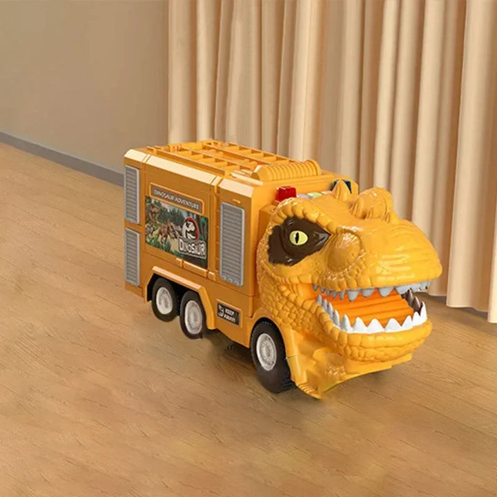 DinoRex DinoQuest Juego de Juguete – T-Rex y Triceratops con Luz y Sonido