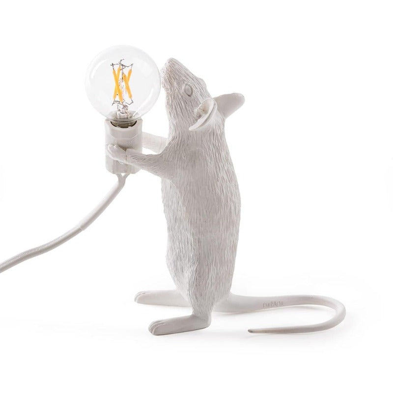 LumoMouse Lámpara de Mesa – Diseño Juguetón, Iluminación LED Cálida y Diseño Duradero