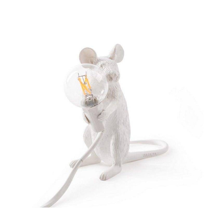 LumoMouse Lámpara de Mesa – Diseño Juguetón, Iluminación LED Cálida y Diseño Duradero