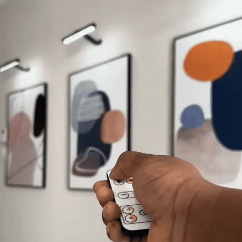 Ardenza – Candeeiro de parede LED sem fios dimmerizável 360° – arte &amp; decoração